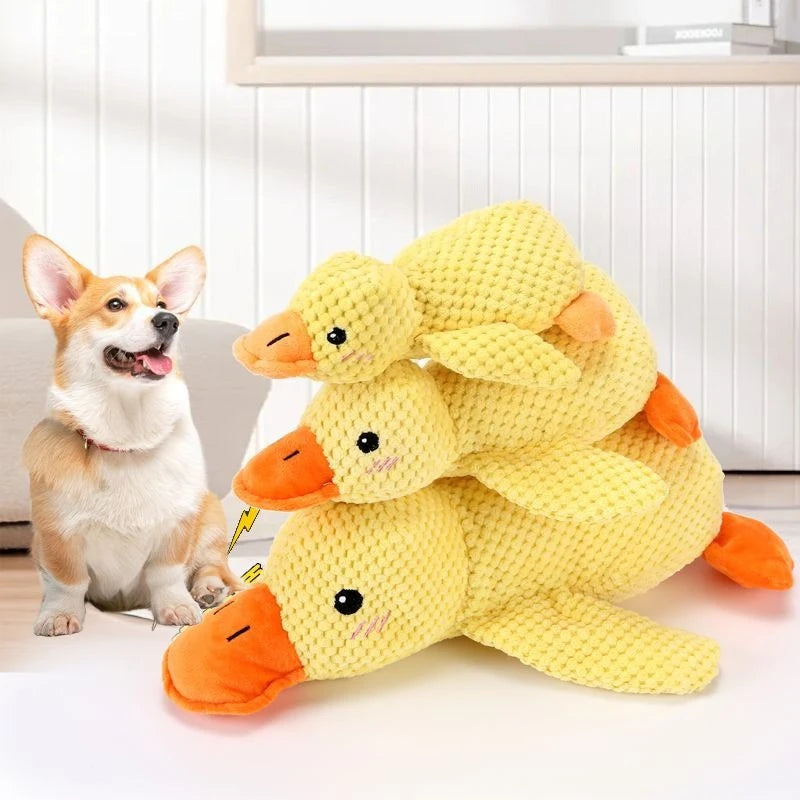 Pato. Peluche de entretenimiento para su mascota.