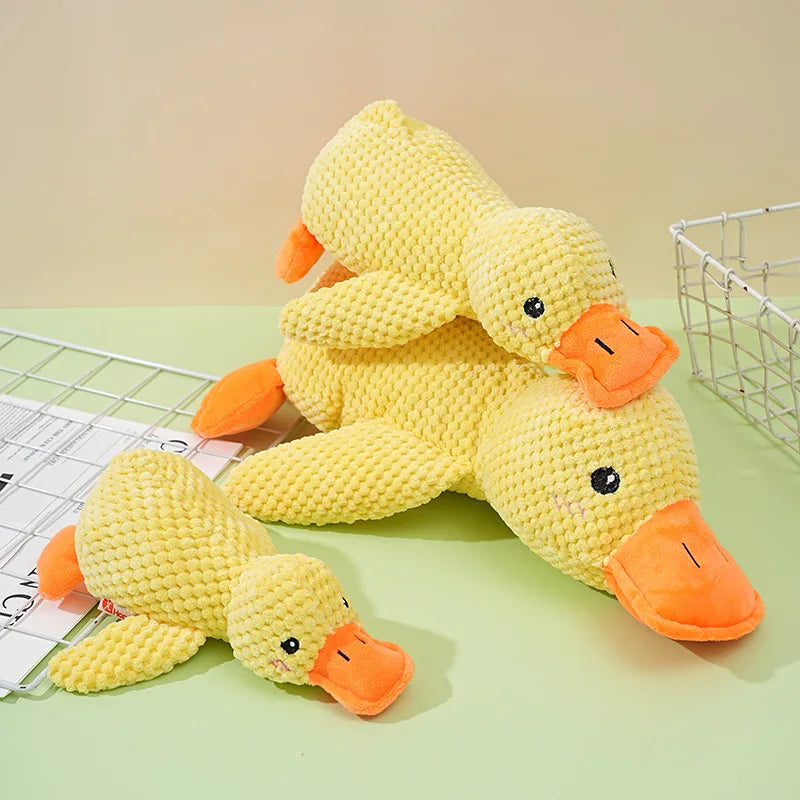 Pato. Peluche de entretenimiento para su mascota.